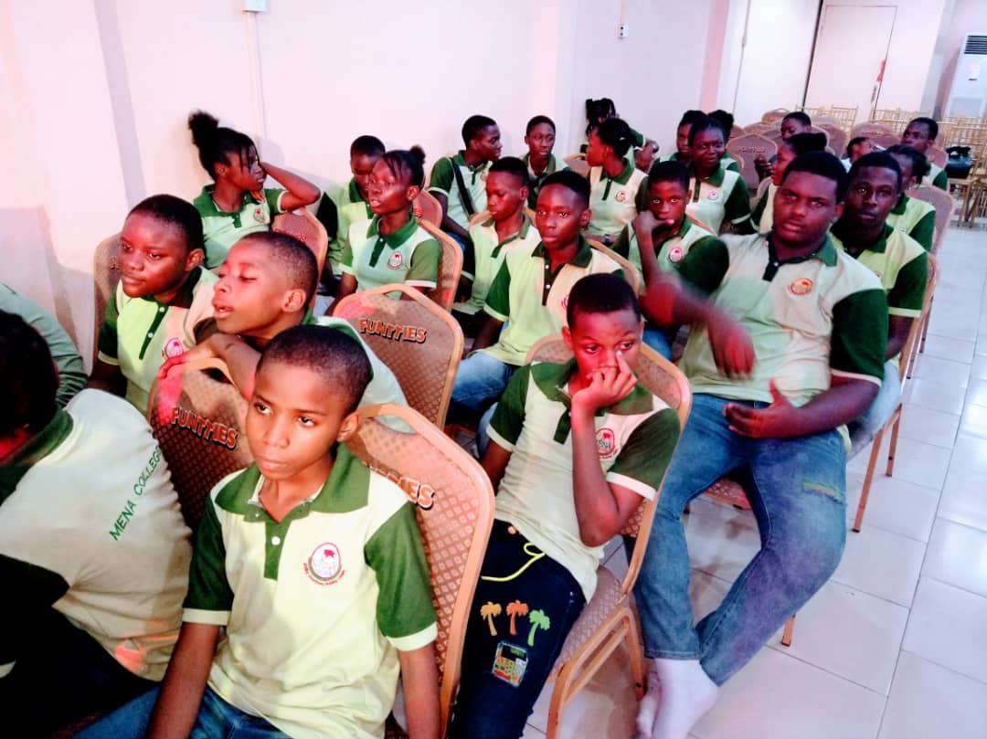 Mena College students at a college gathering