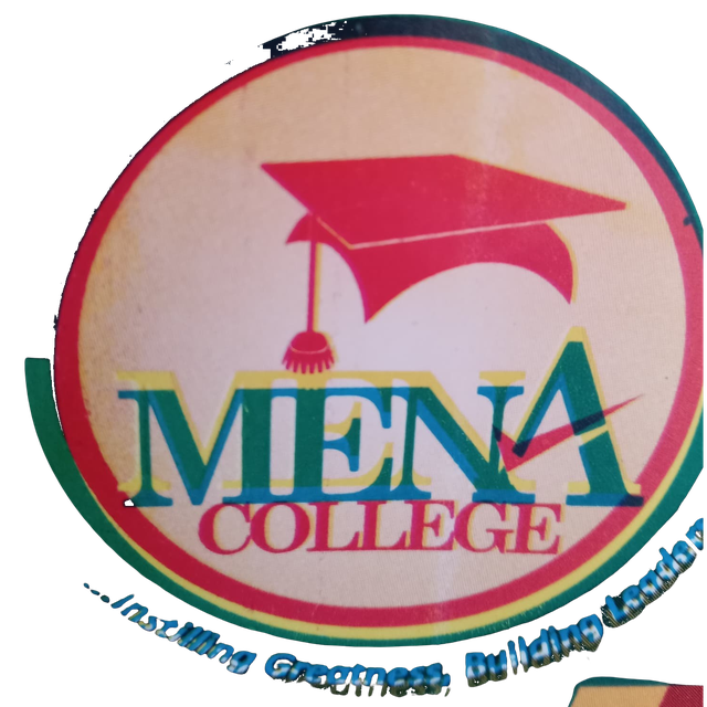 Mena College crest